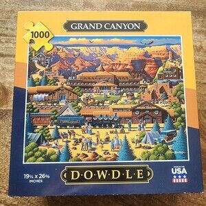 Dowdle Grand Canyon 1000 Piece Jigsaw Puzzle Multi-Color USA Art 19.25x26.625